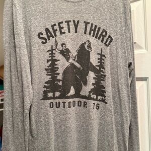 Outdoor 76 Gray Long Sleeve Shirt